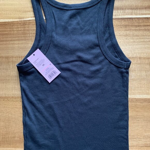 Wild Fable Junior Teens Black Ribbed Racerback Tank Top Size XS - Picture 7 of 10